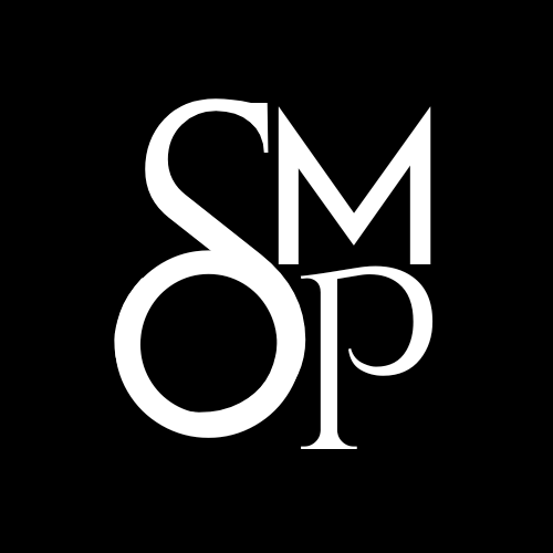 S. M. Orges Press logo reversed